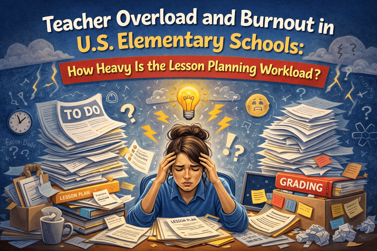 Teacher overload and burnout in U.S. elementary schools lesson planning workload